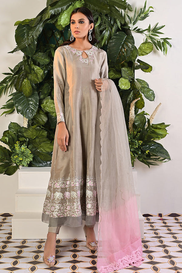 Ansab Jahangir | Luxury Silk Pret | ETERNAL LOVE by Ansab Jahangir - Designer Dress - Type: Ladies Clothes - Available at Libayah - 100% Original