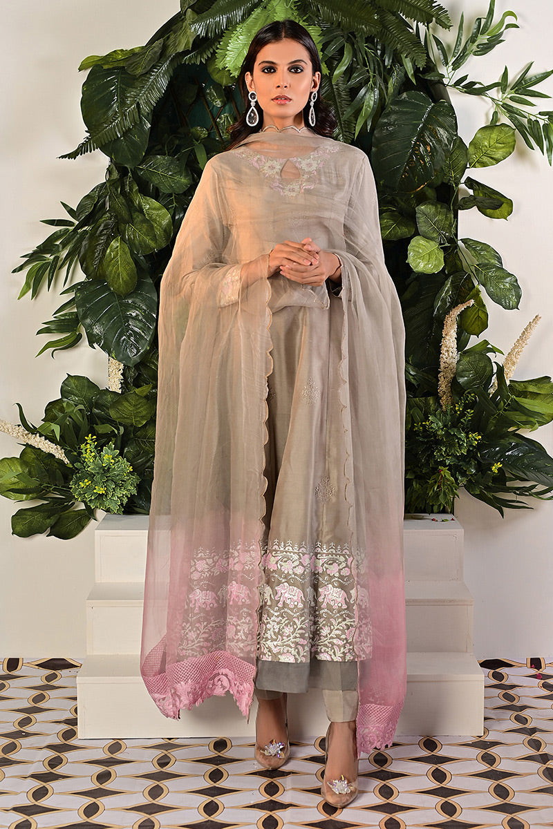 Ansab Jahangir | Luxury Silk Pret | ETERNAL LOVE by Ansab Jahangir - Designer Dress - Type: Ladies Clothes - Available at Libayah - 100% Original