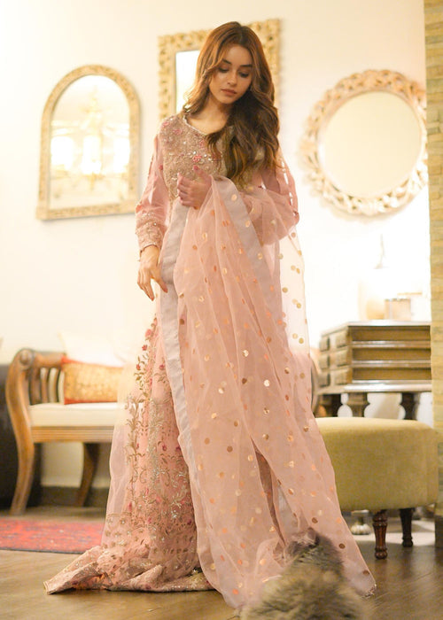 Meeral | Wedding Formals | ML-05-PINK(LWH) by Meeral - Designer Dress - Type: Ladies Clothes - Available at Libayah - 100% Original