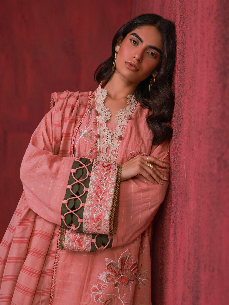 Salitex | Zaria Luxury Lawn | A04 by Salitex - Designer Dress - Type: Luxury - Available at Libayah - 100% Original