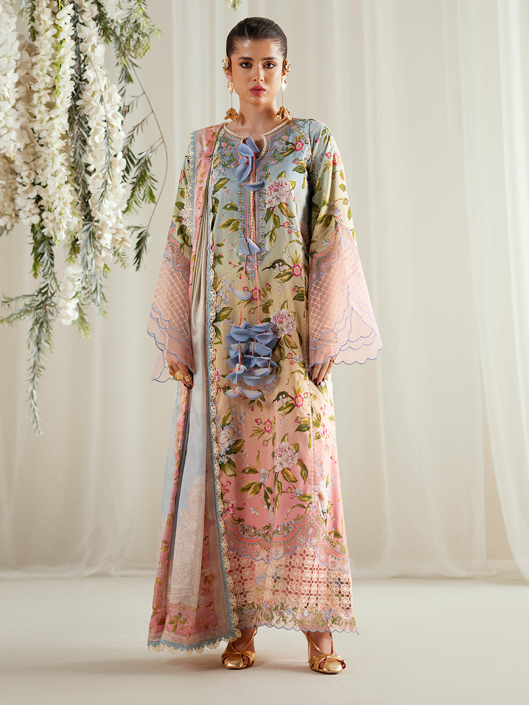 Bin Ilyas | Eres Bonita Viscose 25 | 1105-A by Bin Ilyas - Designer Dress  - Type : Ladies Clothes - Available at Libayah - 100% Original 