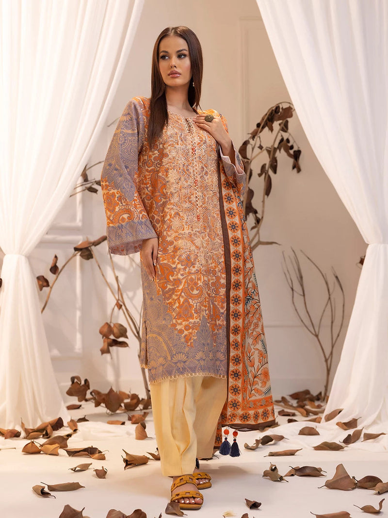 Salitex | Khaddar 24 |  K-02 by Salitex - Designer Dress - Type: Ladies Clothes - Available at Libayah - 100% Original