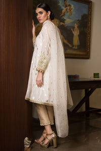 Deepak Perwani | Nazia Eid Edit 26 | Regal white (KTD3154) by Deepak Perwani - Designer Dress  - Type : Ladies Clothes - Available at Libayah - 100% Original 
