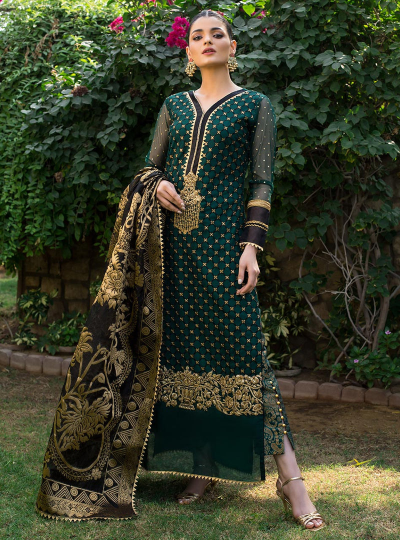 Zainab Chottani | Semi Formals | ZEVAR by Zainab Chottani - Designer Dress - Type: Formal - Available at Libayah - 100% Original