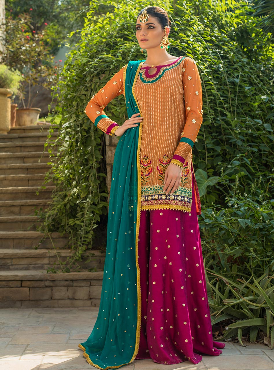 Zainab Chottani | Semi Formals | NOORA by Zainab Chottani - Designer Dress - Type: Formal - Available at Libayah - 100% Original