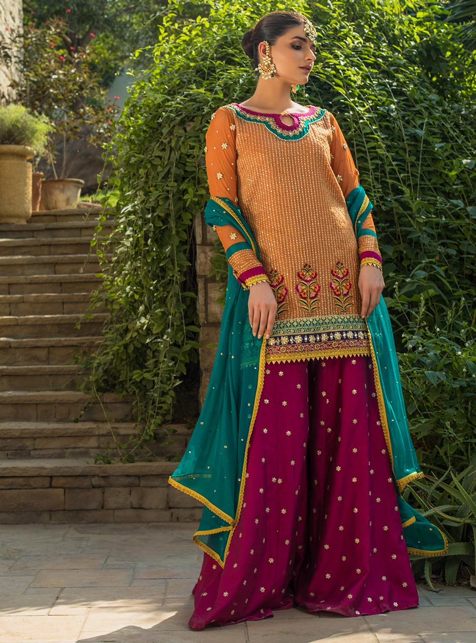Zainab Chottani | Semi Formals | NOORA by Zainab Chottani - Designer Dress - Type: Formal - Available at Libayah - 100% Original
