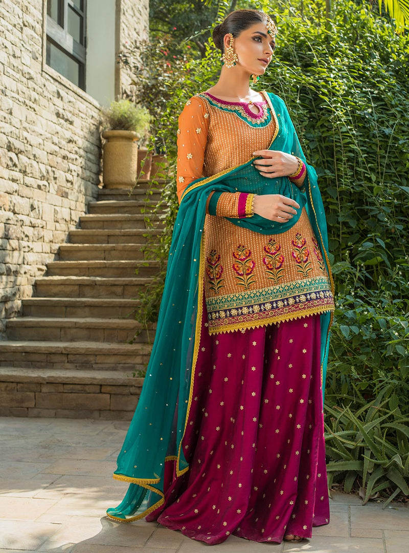 Zainab Chottani | Semi Formals | NOORA by Zainab Chottani - Designer Dress - Type: Formal - Available at Libayah - 100% Original