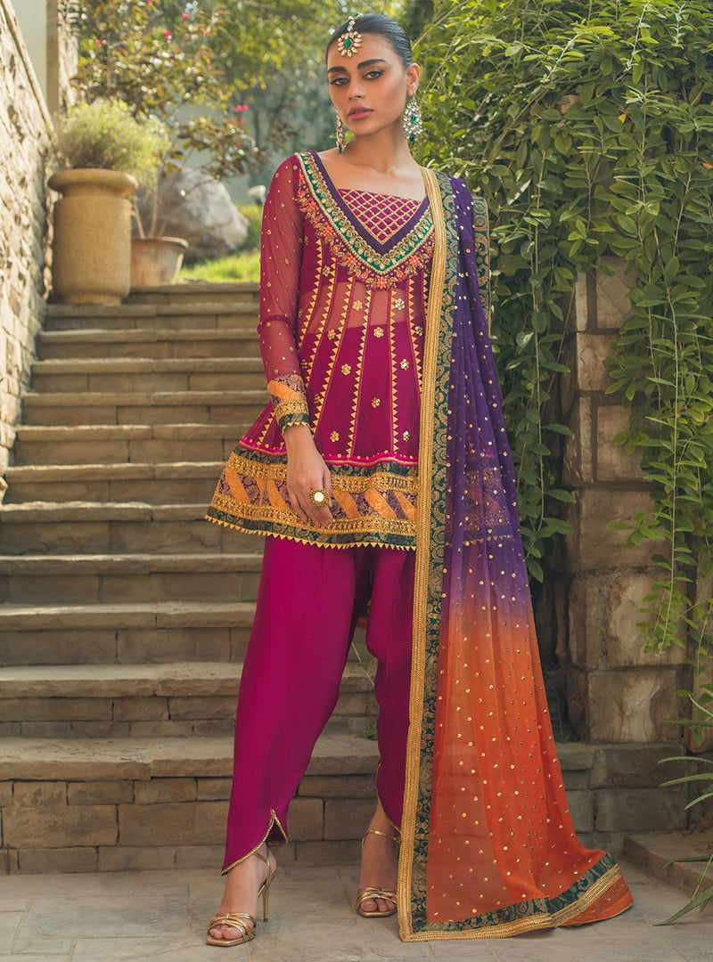 Zainab Chottani | Semi Formals | KALI by Zainab Chottani - Designer Dress - Type: Ladies Clothes - Available at Libayah - 100% Original