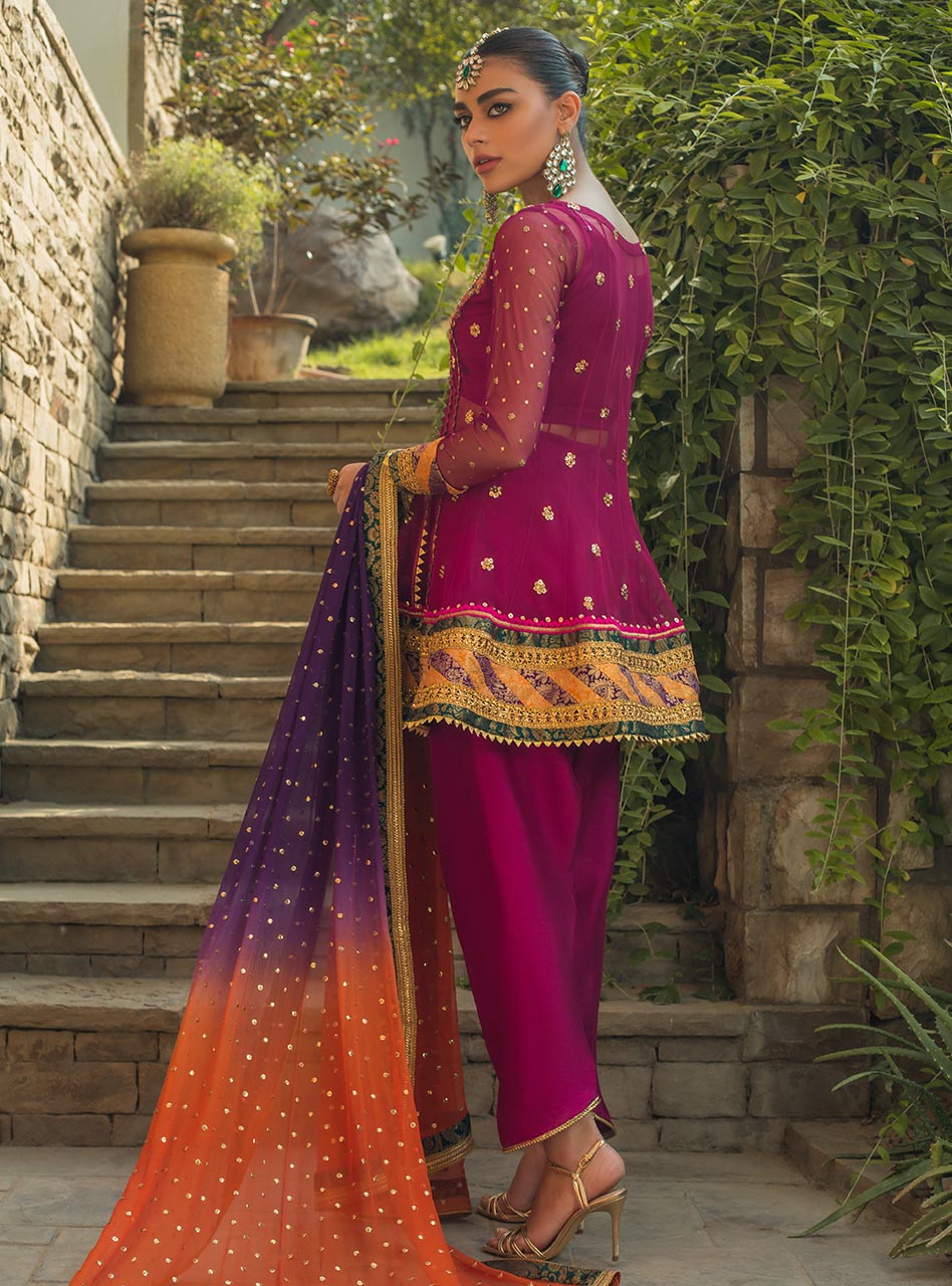 Zainab Chottani | Semi Formals | KALI by Zainab Chottani - Designer Dress - Type: Ladies Clothes - Available at Libayah - 100% Original