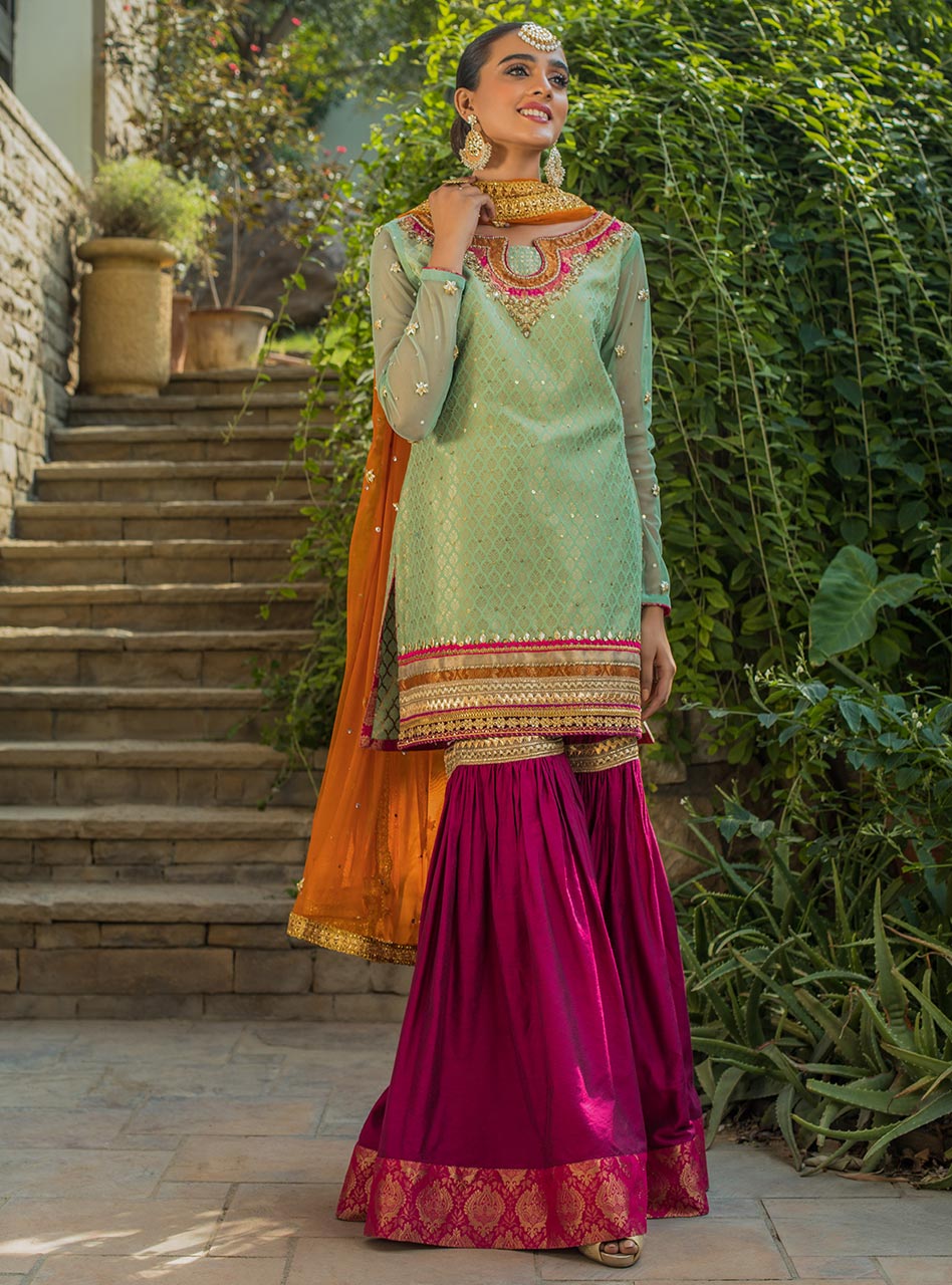 Zainab Chottani | Semi Formals | MEHAK by Zainab Chottani - Designer Dress - Type: Formal - Available at Libayah - 100% Original
