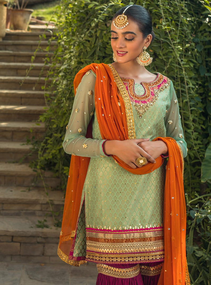 Zainab Chottani | Semi Formals | MEHAK by Zainab Chottani - Designer Dress - Type: Formal - Available at Libayah - 100% Original