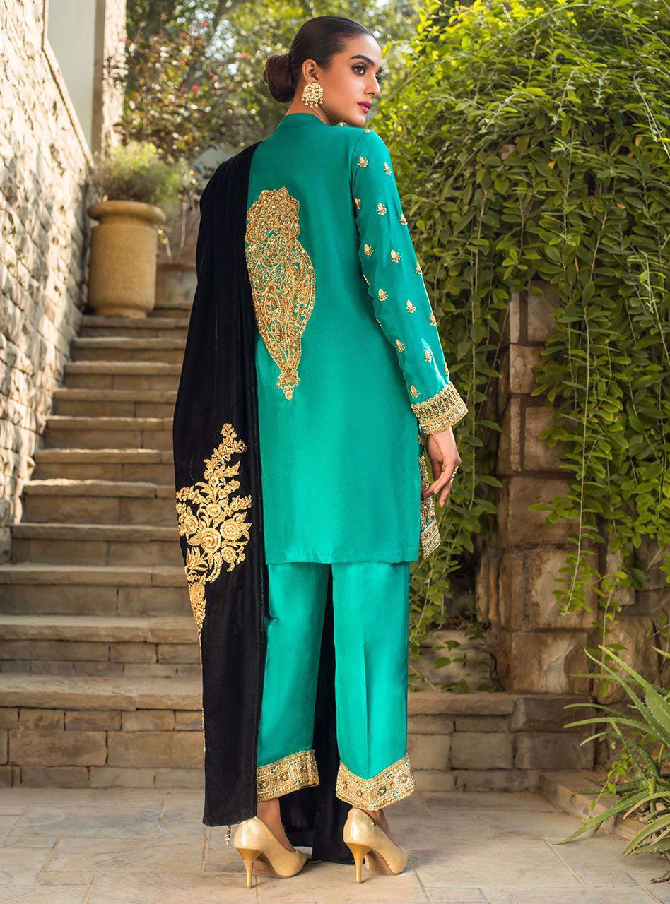 Zainab Chottani | Semi Formals | ANDALEEB by Zainab Chottani - Designer Dress - Type: Ladies Clothes - Available at Libayah - 100% Original