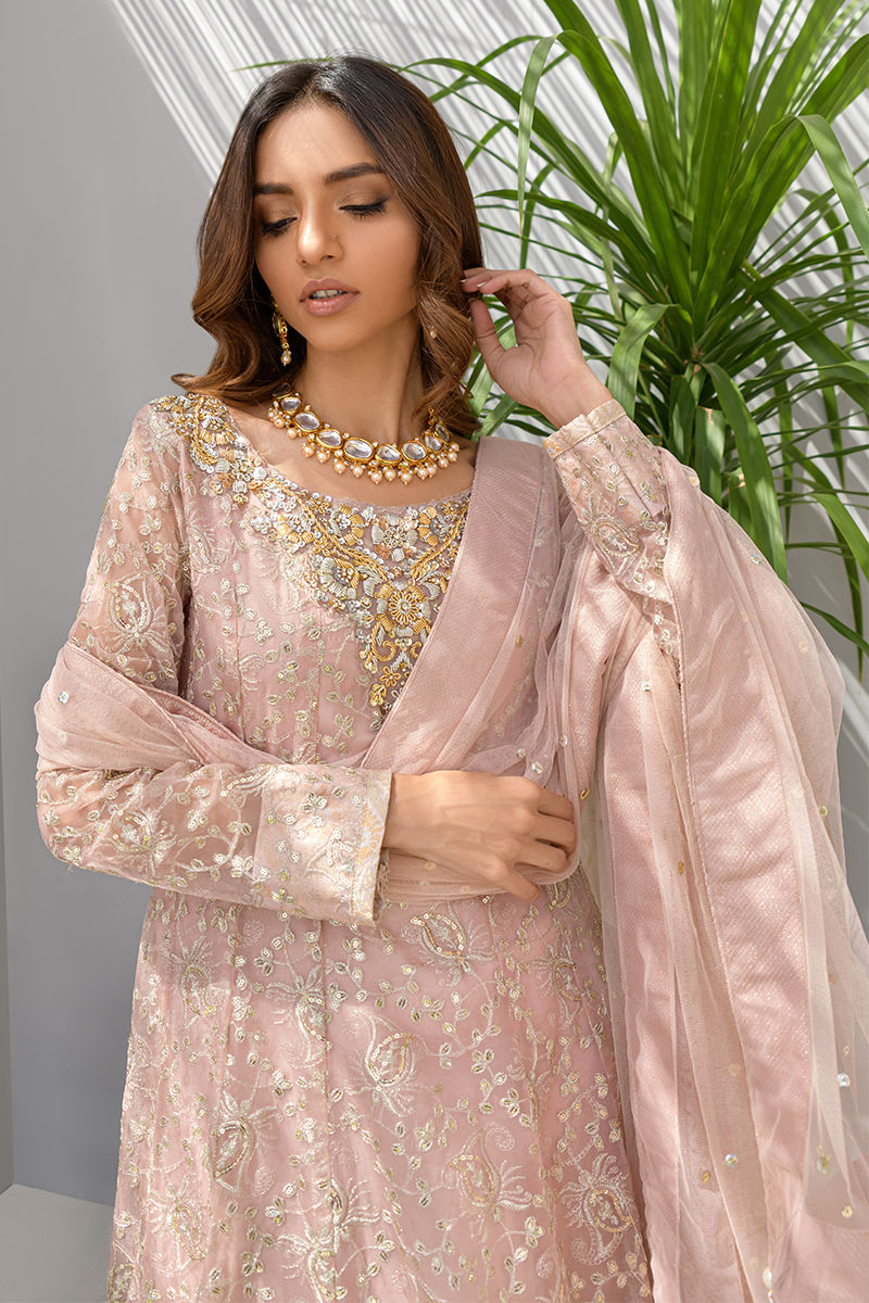 Fatima Khan | Luxury Pret 24 | DAISY PINK by Fatima Khan - Designer Dress - Type: Luxury - Available at Libayah - 100% Original