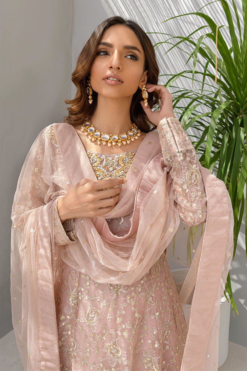 Fatima Khan | Luxury Pret 24 | DAISY PINK by Fatima Khan - Designer Dress - Type: Luxury - Available at Libayah - 100% Original