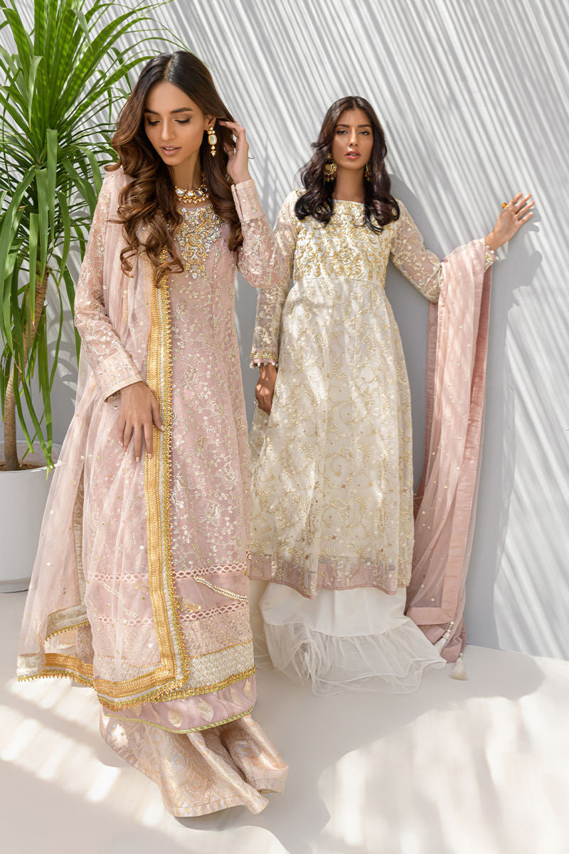 Fatima Khan | Luxury Pret 24 | DAISY PINK by Fatima Khan - Designer Dress - Type: Luxury - Available at Libayah - 100% Original