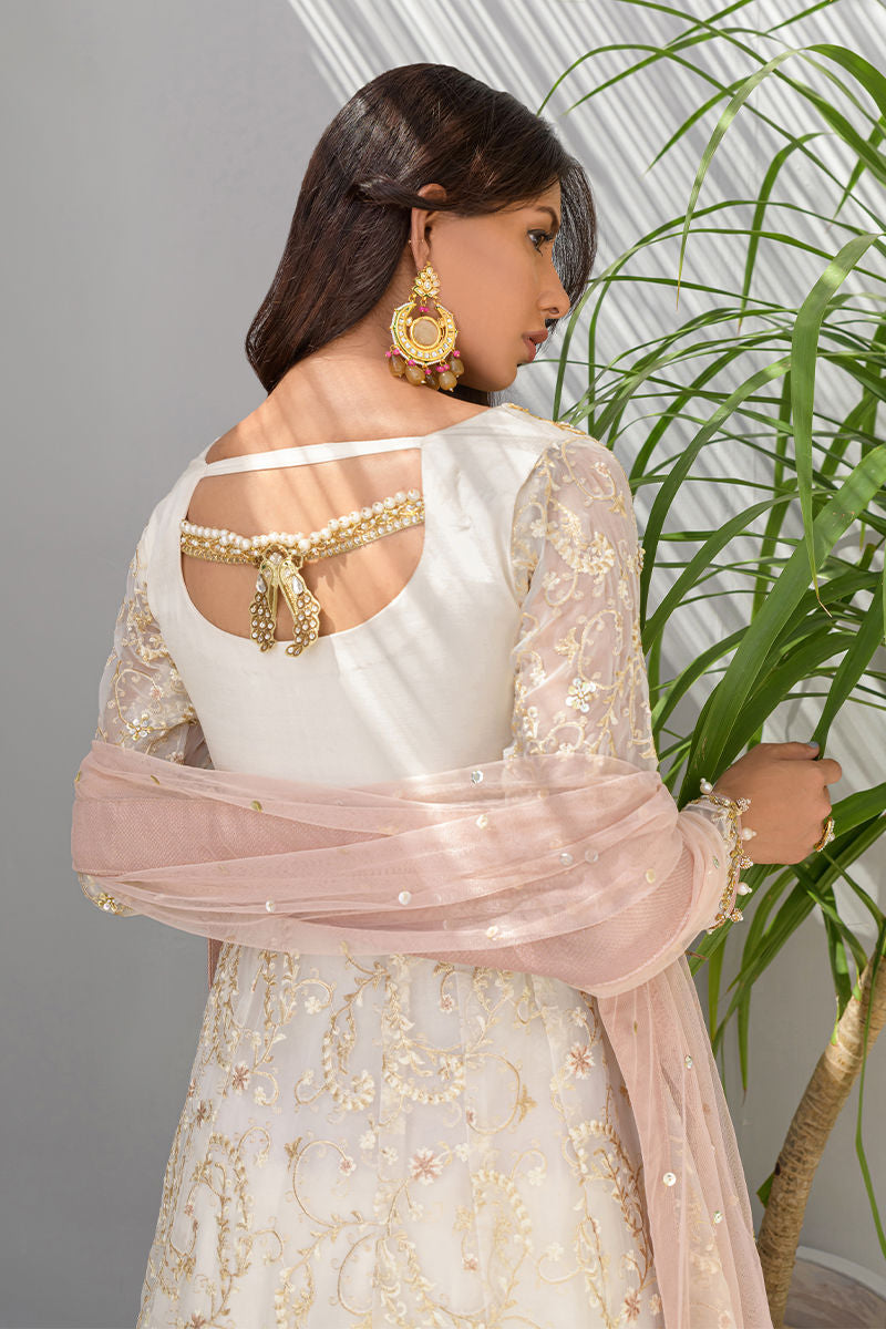 Fatima Khan | Luxury Pret 24 | OFF-WHITE ELEGANCE by Fatima Khan - Designer Dress - Type: Luxury - Available at Libayah - 100% Original