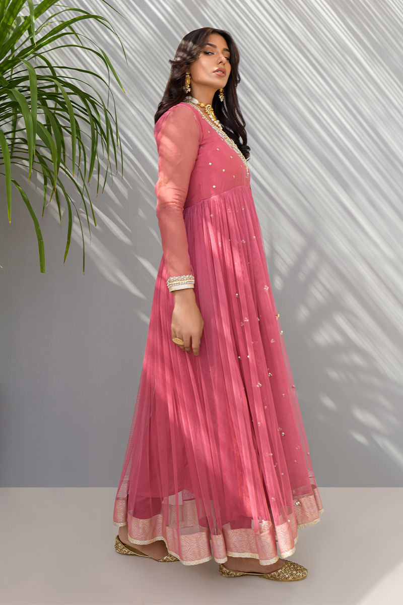 Fatima Khan | Luxury Pret 24 | ROSETTE GOLD by Fatima Khan - Designer Dress - Type: Luxury - Available at Libayah - 100% Original