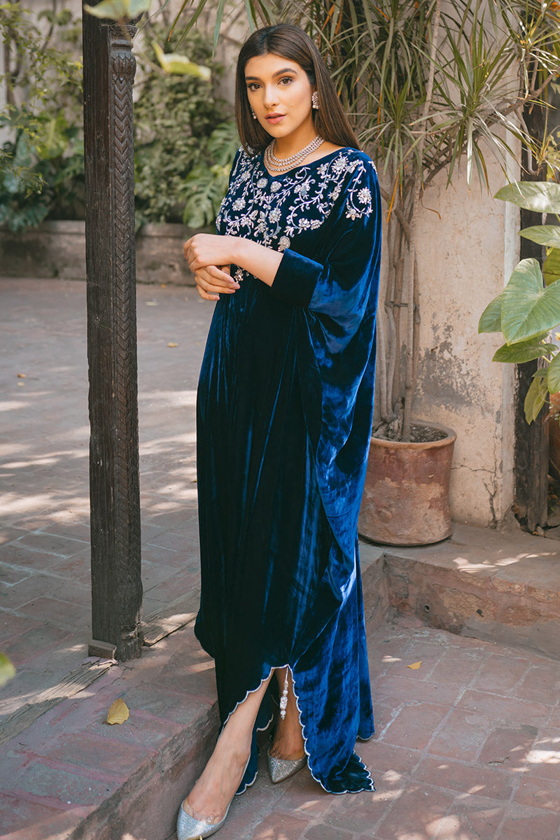 Ansab Jahangir | Bow Velvet Edit | ANTIQUE by Ansab Jahangir - Designer Dress - Type: Ladies Clothes - Available at Libayah - 100% Original