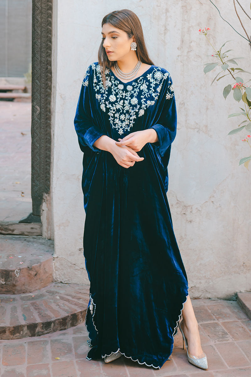 Ansab Jahangir | Bow Velvet Edit | ANTIQUE by Ansab Jahangir - Designer Dress - Type: Ladies Clothes - Available at Libayah - 100% Original