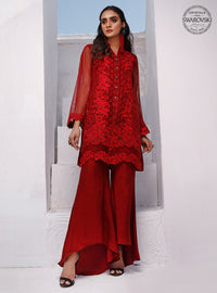 Zainab Chottani | Luxury Pret | FLAME JASPER by Zainab Chottani - Designer Dress - Type: Ladies Clothes - Available at Libayah - 100% Original