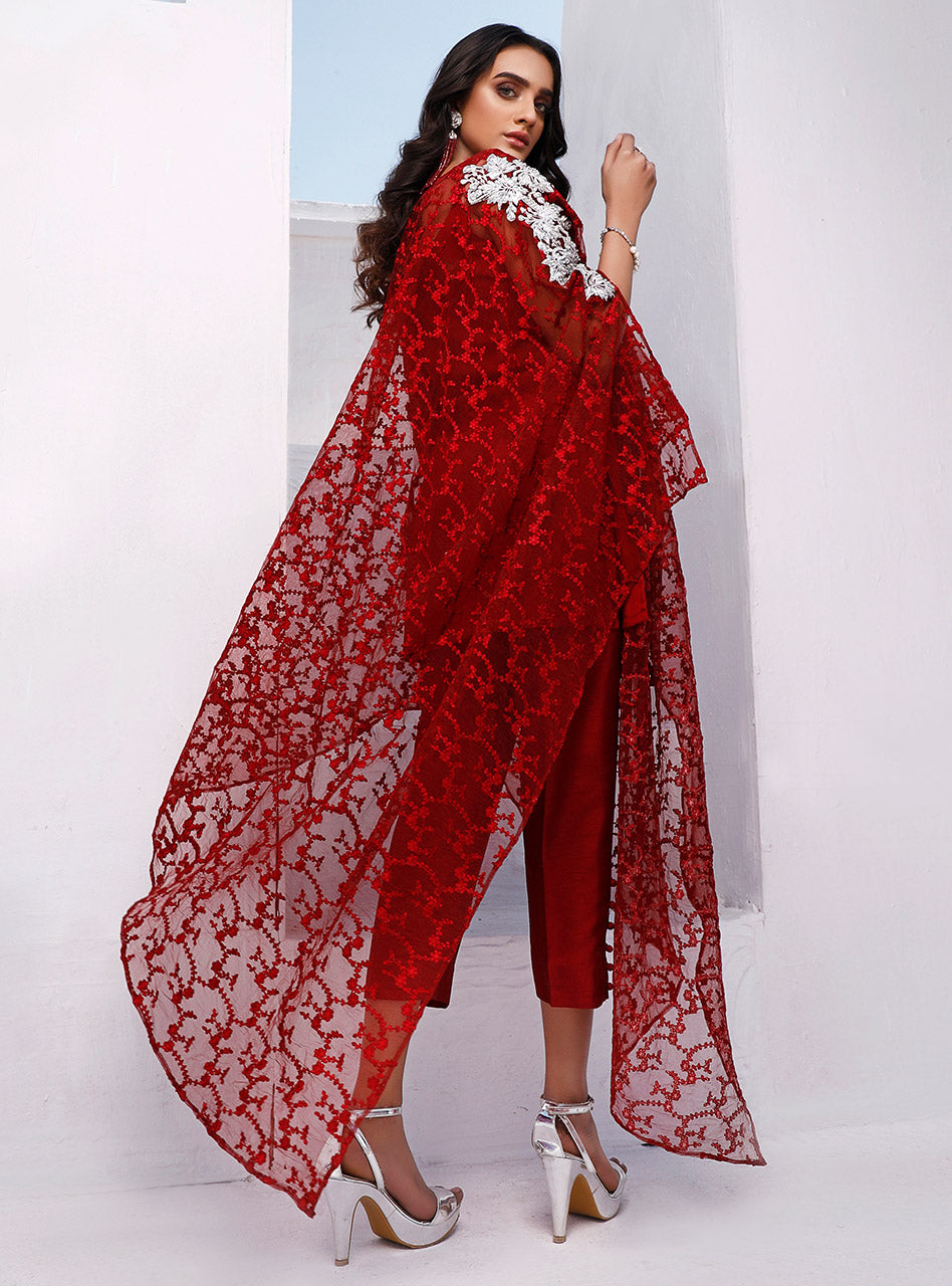 Zainab Chottani | Luxury Pret | MERLOT ADDICTION by Zainab Chottani - Designer Dress - Type: Ladies Clothes - Available at Libayah - 100% Original