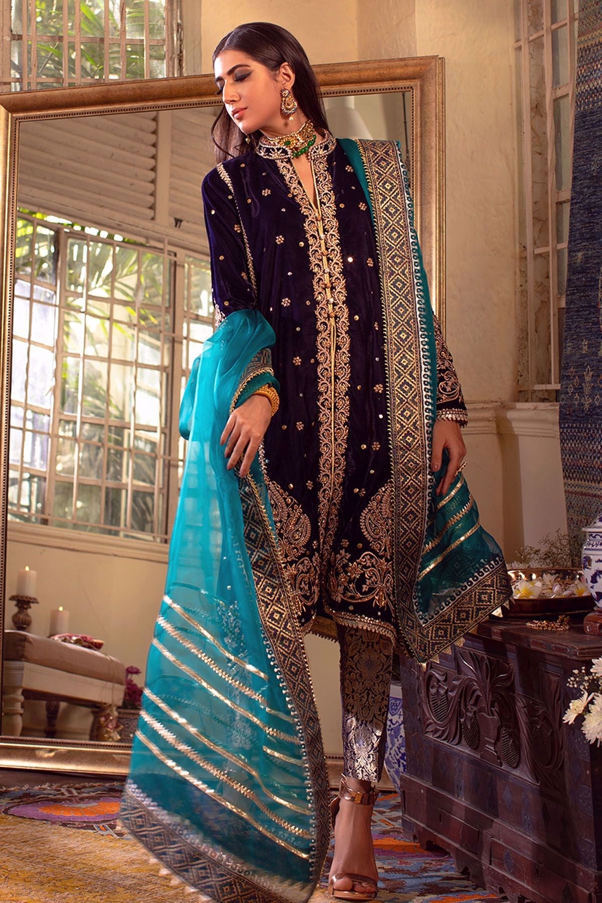 Annus Abrar | Semi Formals | INSIYAH by Annus Abrar - Designer Dress - Type: Ladies Clothes - Available at Libayah - 100% Original