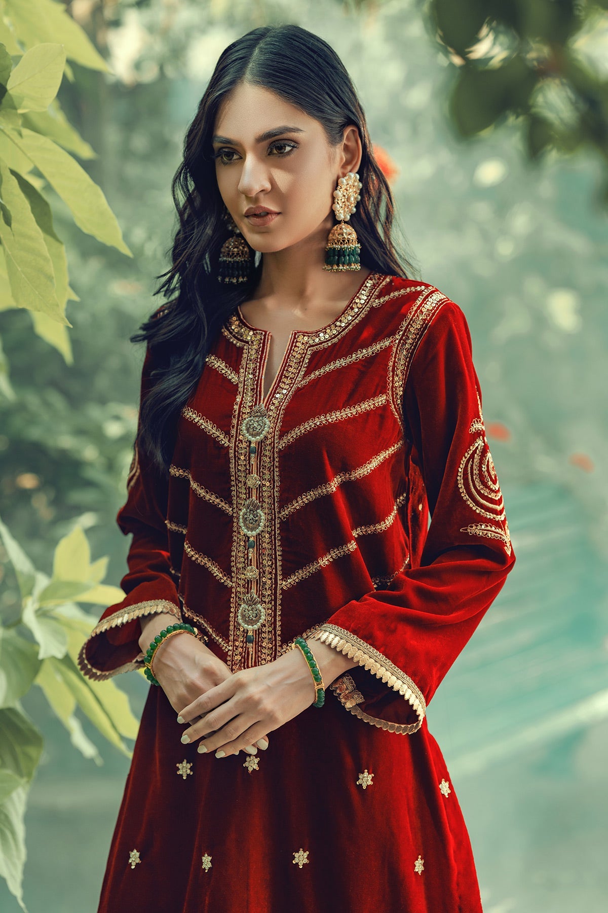 Annus Abrar | Semi Formals | AFSHAN-RUBY by Annus Abrar - Designer Dress - Type: Ladies Clothes - Available at Libayah - 100% Original
