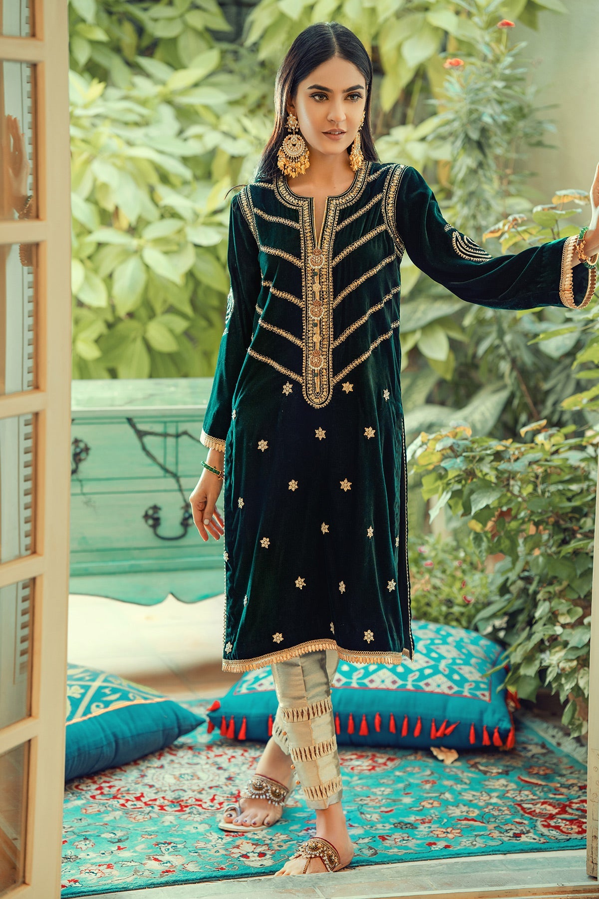 Annus Abrar | Semi Formals | AFSHAN-MERALD by Annus Abrar - Designer Dress - Type: Ladies Clothes - Available at Libayah - 100% Original