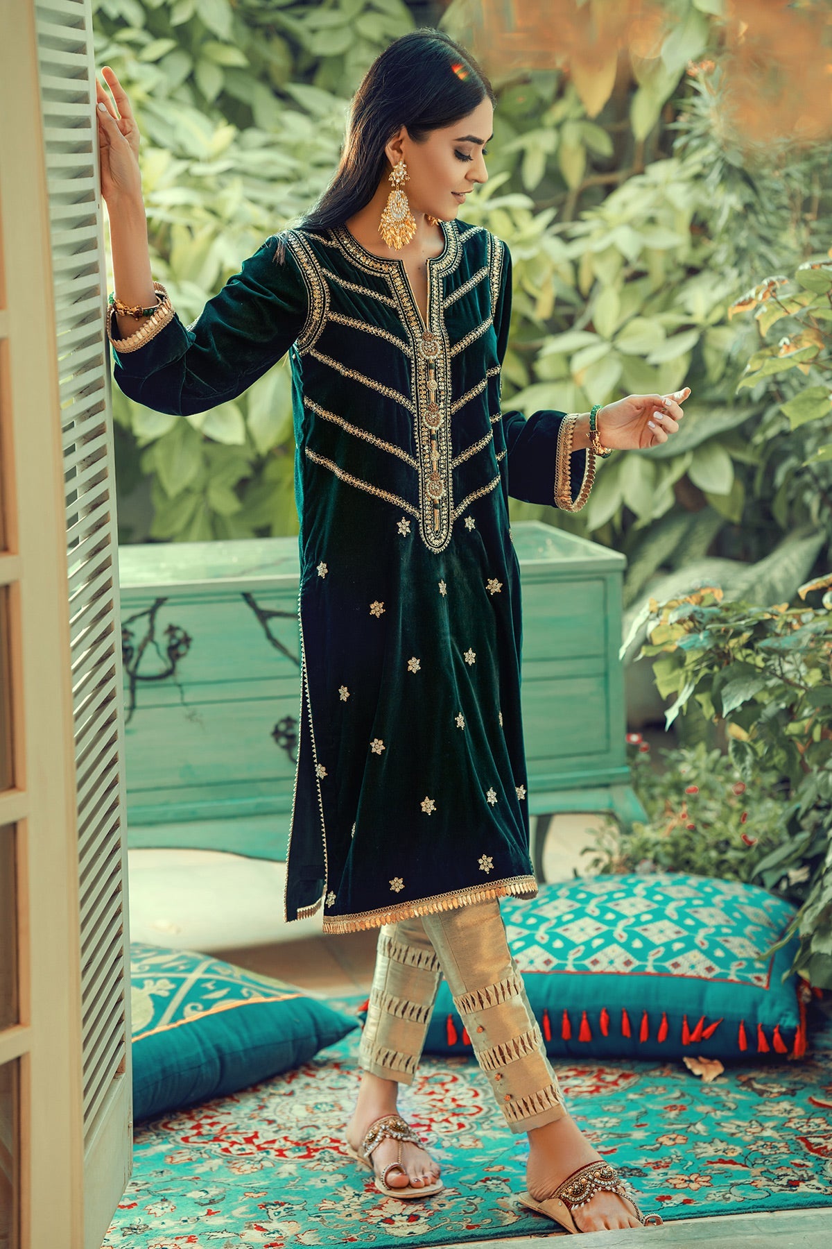 Annus Abrar | Semi Formals | AFSHAN-MERALD by Annus Abrar - Designer Dress - Type: Ladies Clothes - Available at Libayah - 100% Original