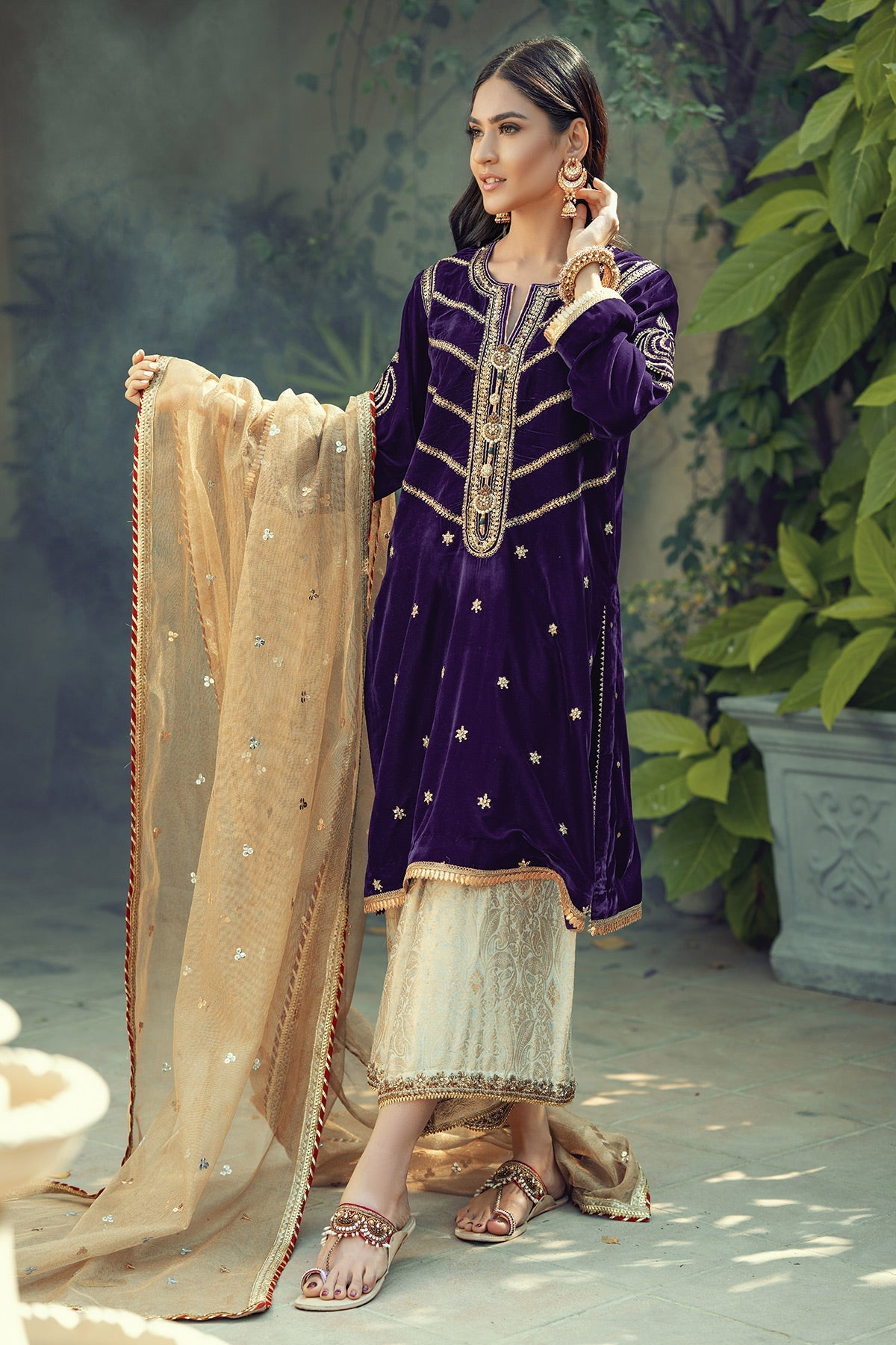 Annus Abrar | Semi Formals | AFSHAN AMETHYST by Annus Abrar - Designer Dress - Type: Ladies Clothes - Available at Libayah - 100% Original