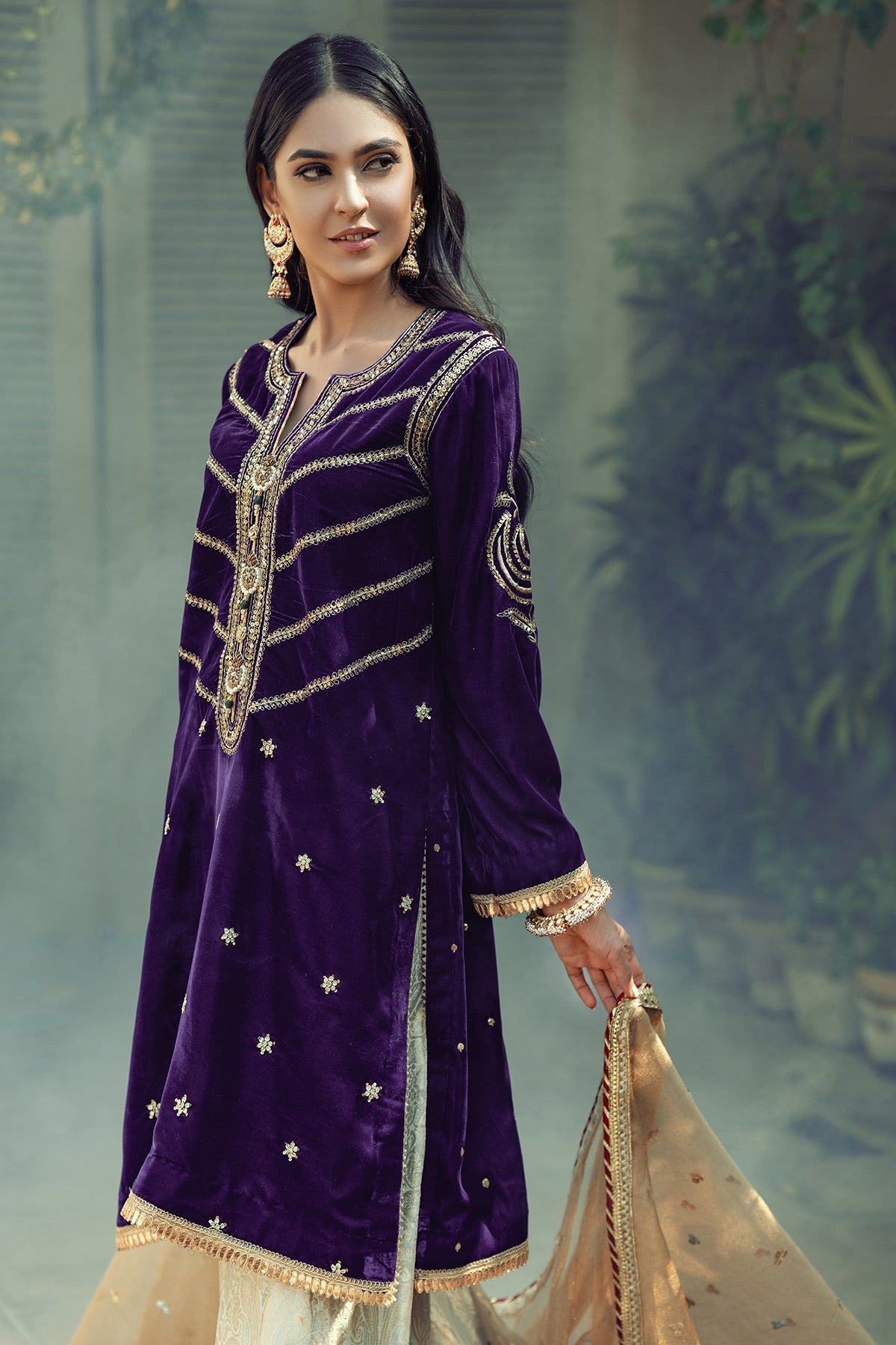 Annus Abrar | Semi Formals | AFSHAN AMETHYST by Annus Abrar - Designer Dress - Type: Ladies Clothes - Available at Libayah - 100% Original