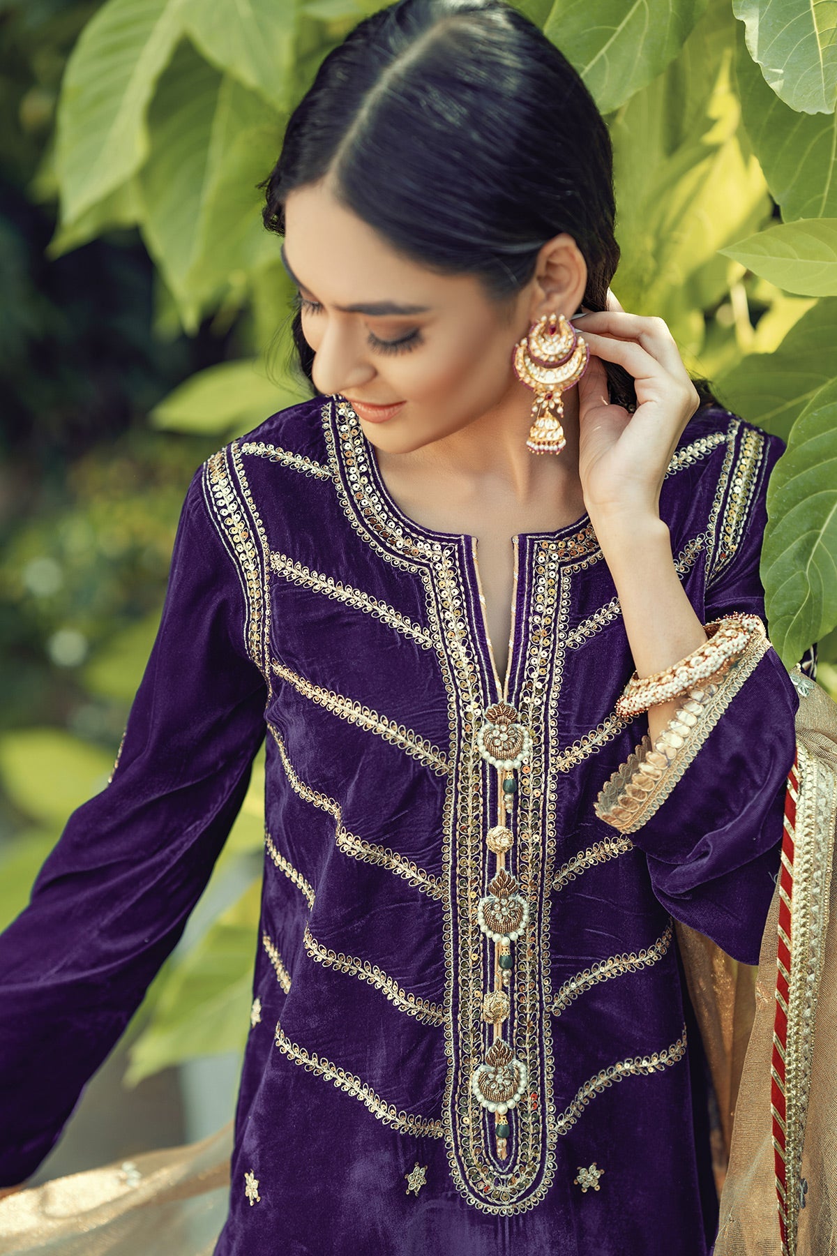 Annus Abrar | Semi Formals | AFSHAN AMETHYST by Annus Abrar - Designer Dress - Type: Ladies Clothes - Available at Libayah - 100% Original