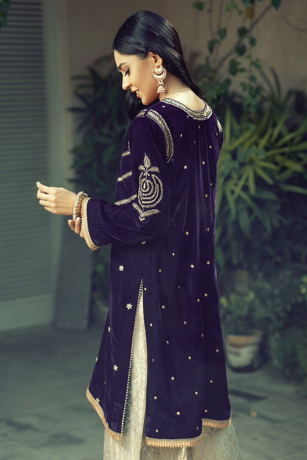 Annus Abrar | Semi Formals | AFSHAN AMETHYST by Annus Abrar - Designer Dress - Type: Ladies Clothes - Available at Libayah - 100% Original
