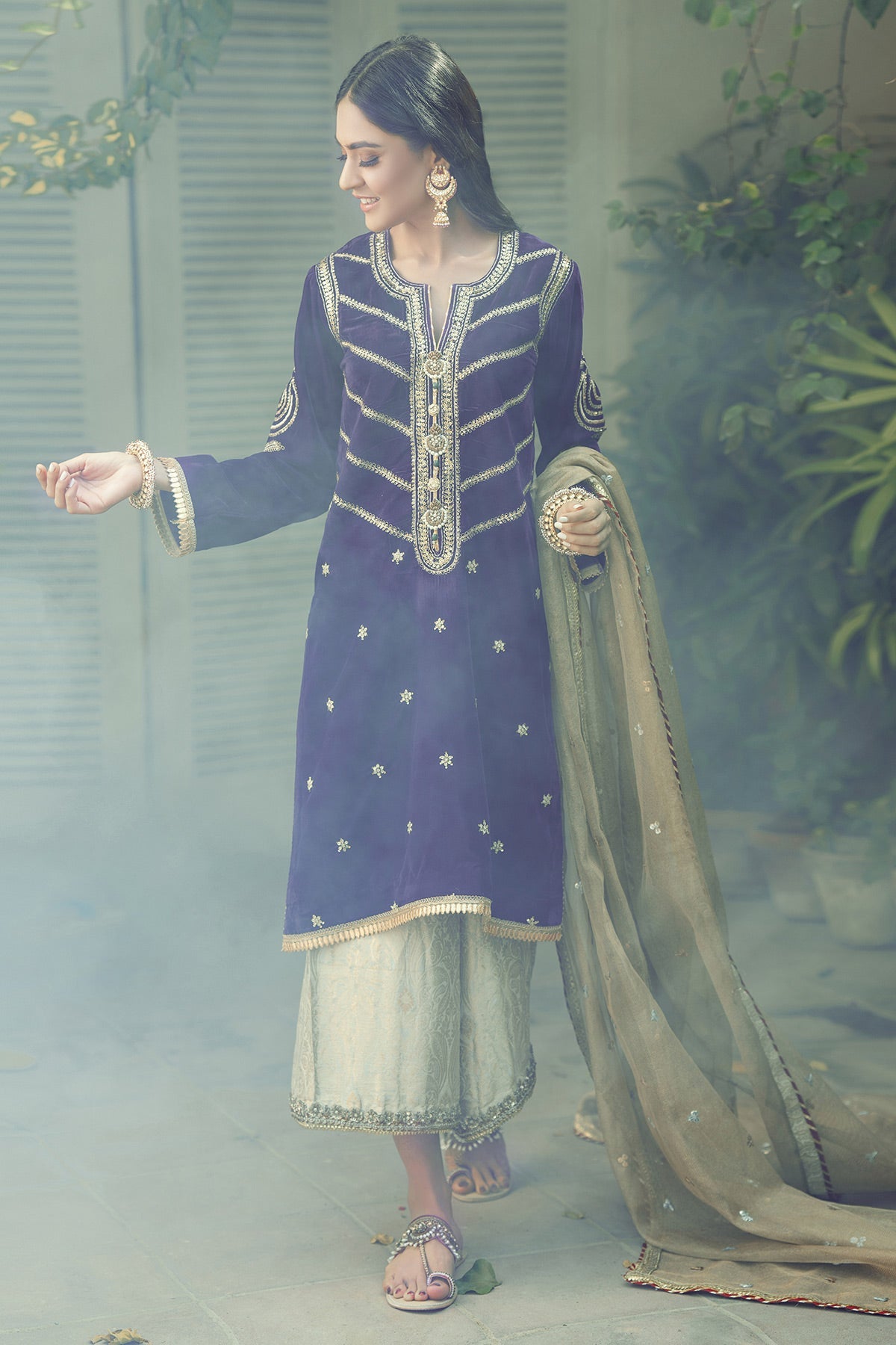 Annus Abrar | Semi Formals | AFSHAN AMETHYST by Annus Abrar - Designer Dress - Type: Ladies Clothes - Available at Libayah - 100% Original