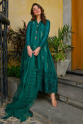 Fatima Khan | Best Sellers 24 | LUSH GREEN by Fatima Khan - Designer Dress - Type: Luxury - Available at Libayah - 100% Original