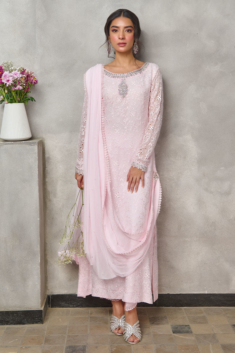 Fatima Khan | Best Sellers 24 | PINK HUES by Fatima Khan - Designer Dress - Type: Luxury - Available at Libayah - 100% Original