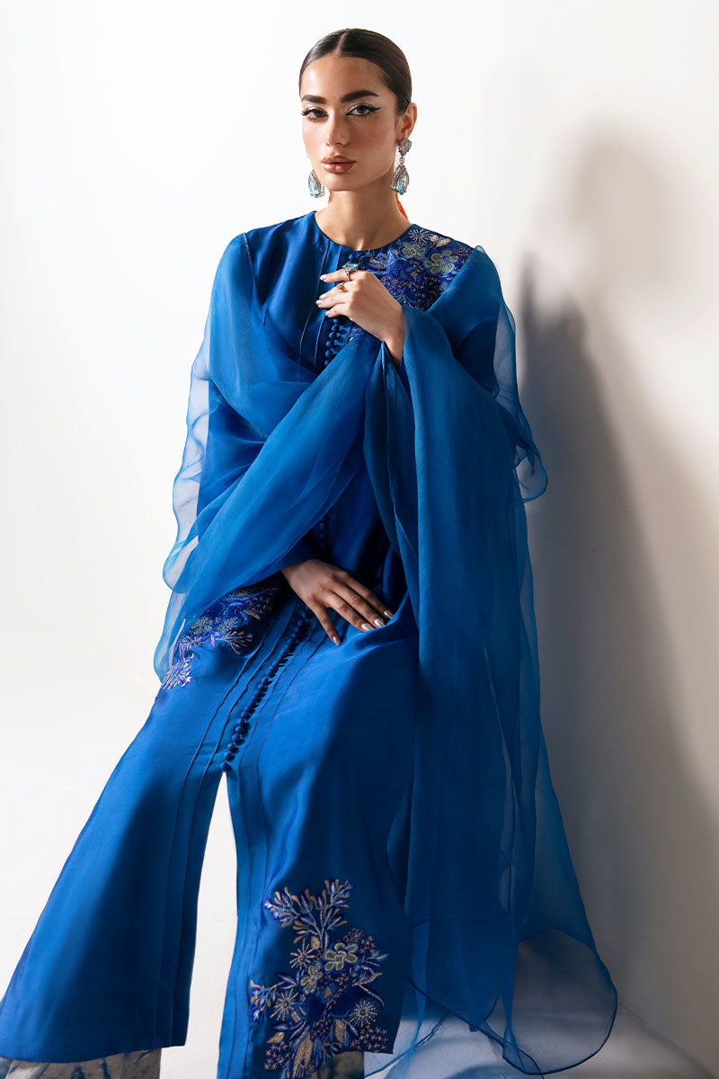 Huate Form | Luxury Pret | Blue Robbin by Haute Form - Designer Dress - Type: Ladies Clothes - Available at Libayah - 100% Original