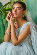 Fatima Khan | Luxury Pret 24 | BRAZILIAN BLUE by Fatima Khan - Designer Dress - Type: Luxury - Available at Libayah - 100% Original