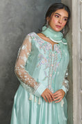 Fatima Khan | Best Sellers 24 | OPAL AQUA KALIDAR by Fatima Khan - Designer Dress - Type: Luxury - Available at Libayah - 100% Original