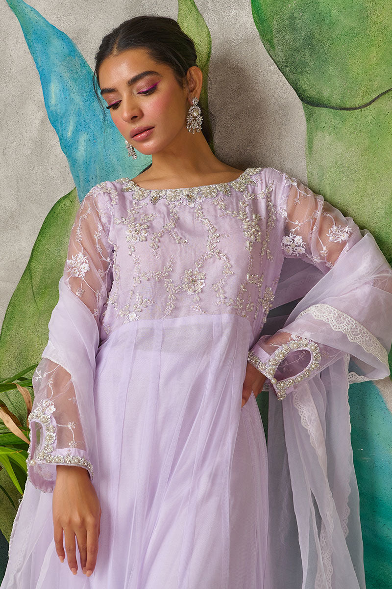 Fatima Khan | Luxury Pret 24 | LAVENDAR DREAM by Fatima Khan - Designer Dress - Type: Luxury - Available at Libayah - 100% Original