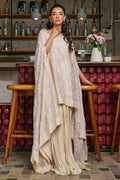 Fatima Khan | Luxury Pret 24 | IVORY GOLD KIMONO by Fatima Khan - Designer Dress - Type: Luxury - Available at Libayah - 100% Original
