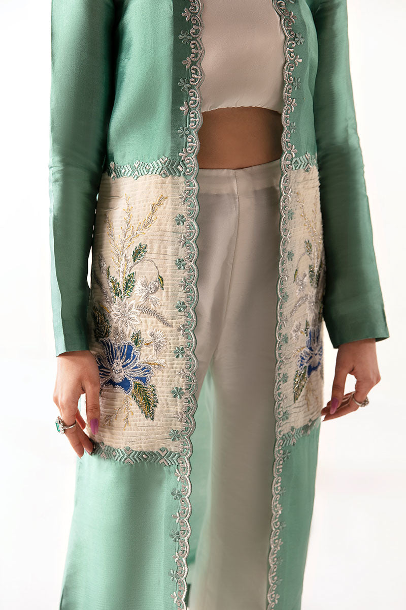 Huate Form | Luxury Pret | Teal by Haute Form - Designer Dress - Type: Ladies Clothes - Available at Libayah - 100% Original