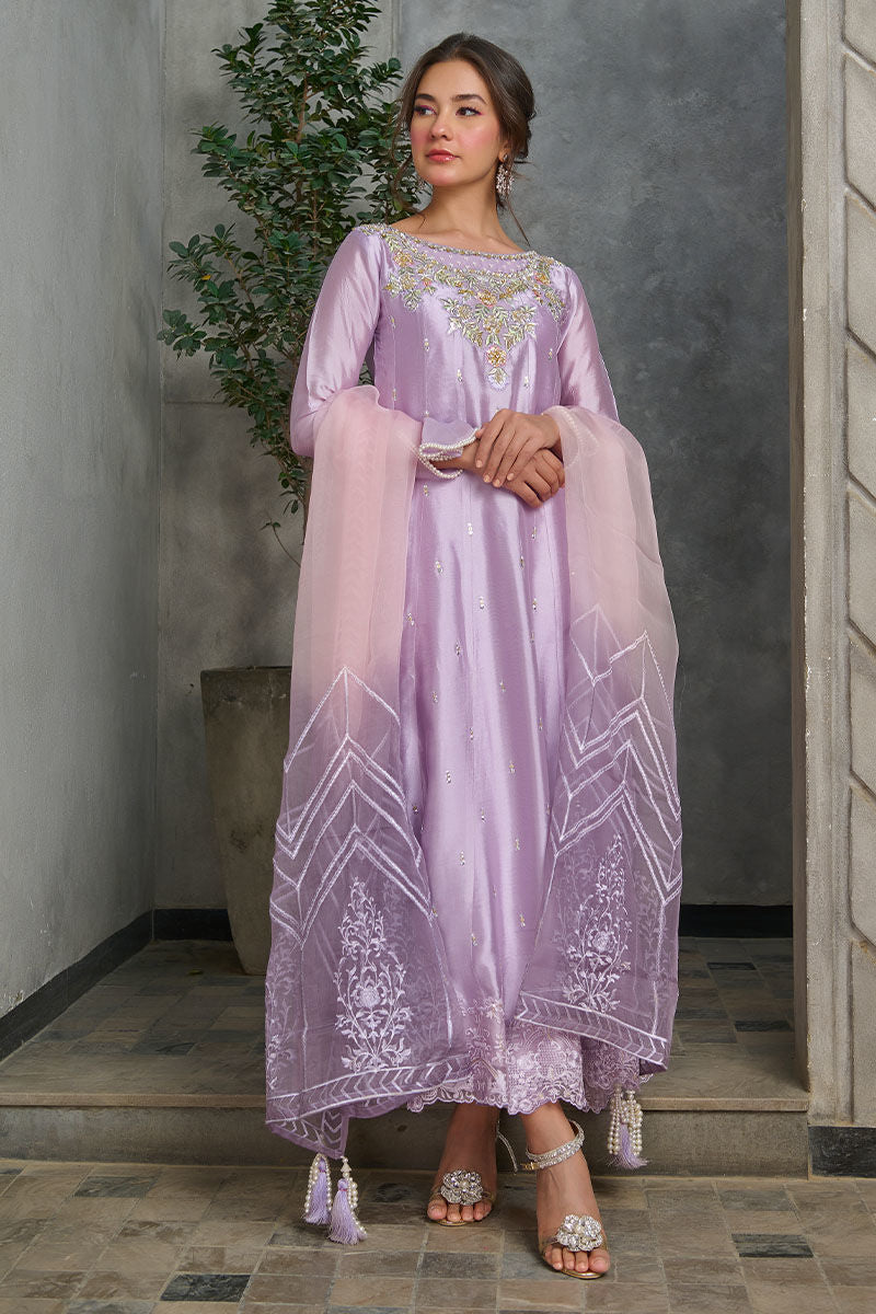 Fatima Khan | Best Sellers 24 | MISTY LILAC KALIDAR by Fatima Khan - Designer Dress - Type: Luxury - Available at Libayah - 100% Original