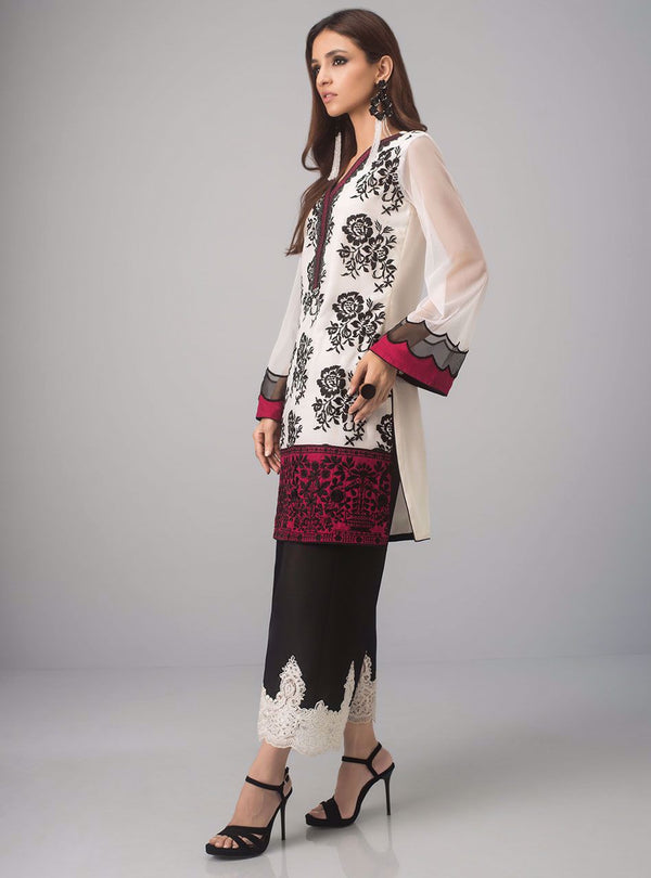 Zainab Chottani | Luxury Pret | BLACK ROSE by Zainab Chottani - Designer Dress - Type: Ladies Clothes - Available at Libayah - 100% Original