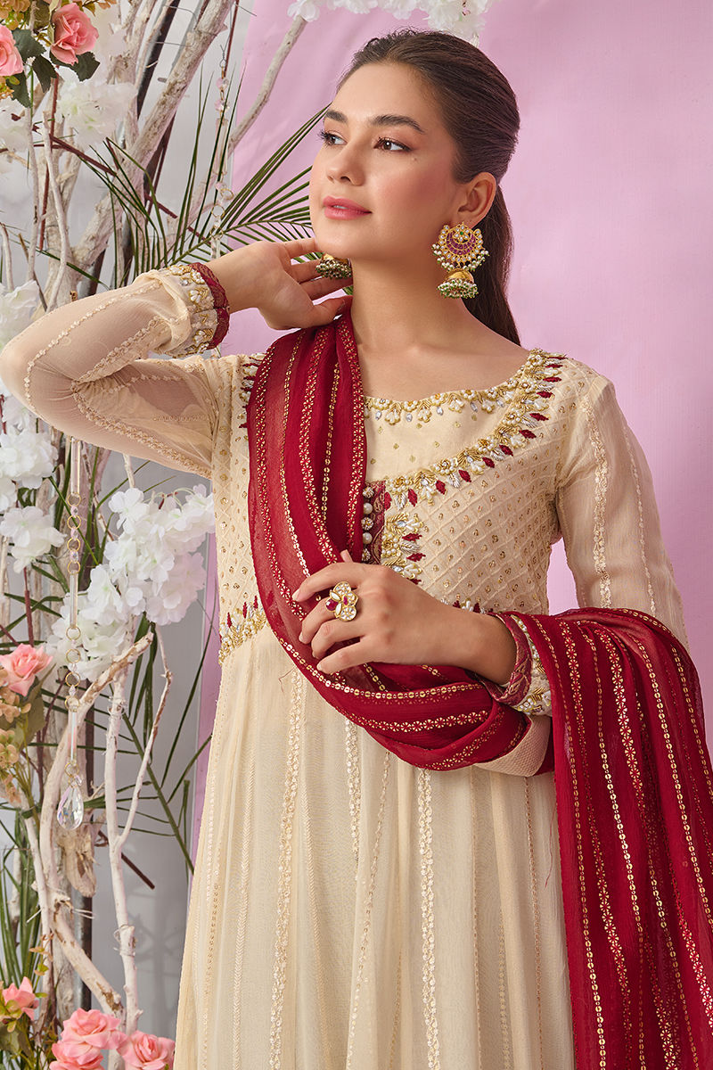 Fatima Khan | Luxury Pret 24 | SABIKA by Fatima Khan - Designer Dress - Type: Luxury - Available at Libayah - 100% Original