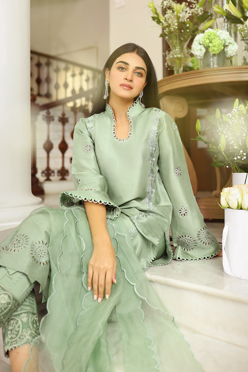 Ansab Jahangir | Luxury Silk Pret | ROYAL ROUGE by Ansab Jahangir - Designer Dress - Type: Ladies Clothes - Available at Libayah - 100% Original