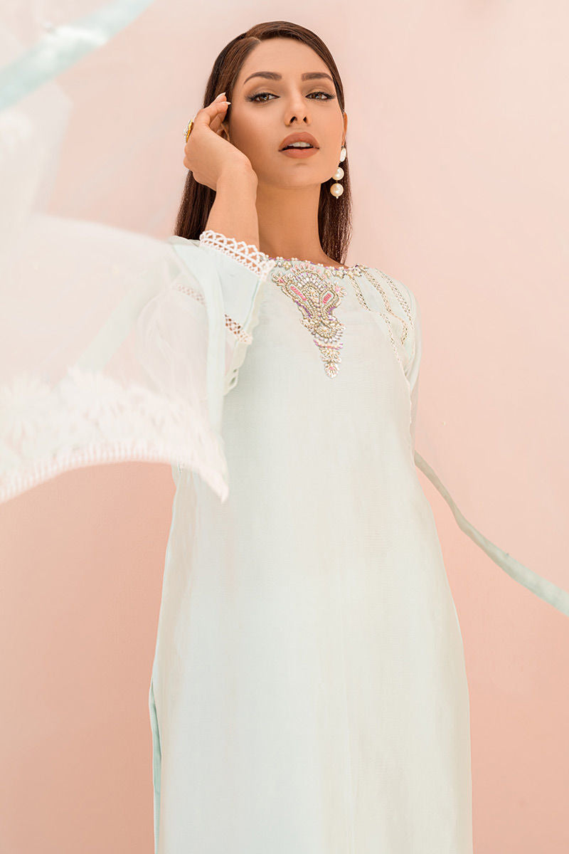 Fatima Khan | Luxury Pret 24 | DIZZLE BLUE by Fatima Khan - Designer Dress - Type: Luxury - Available at Libayah - 100% Original