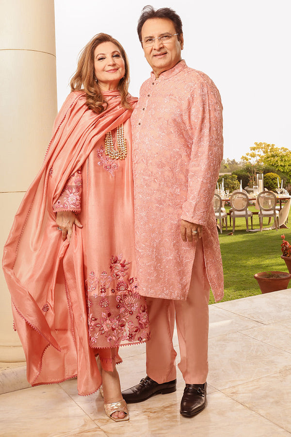 Ansab Jahangir | Luxury Silk Pret | MOIRE by Ansab Jahangir - Designer Dress - Type: Ladies Clothes - Available at Libayah - 100% Original