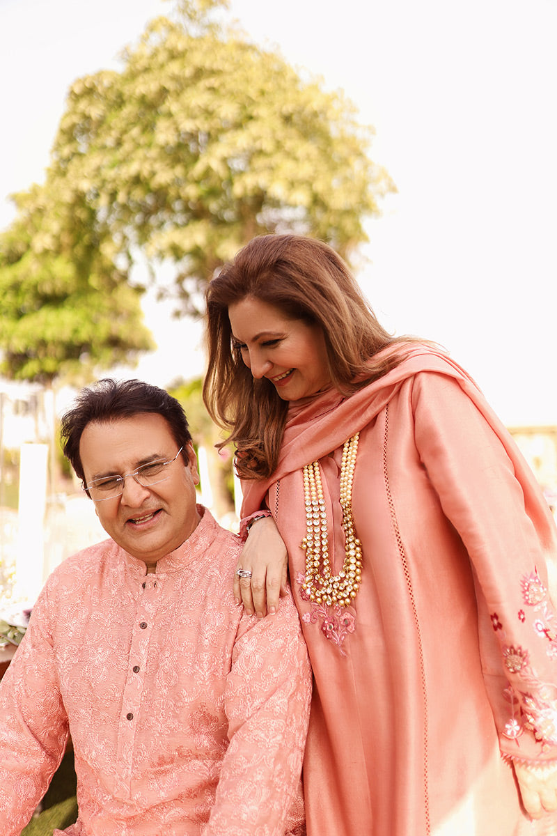 Ansab Jahangir | Luxury Silk Pret | MOIRE by Ansab Jahangir - Designer Dress - Type: Ladies Clothes - Available at Libayah - 100% Original