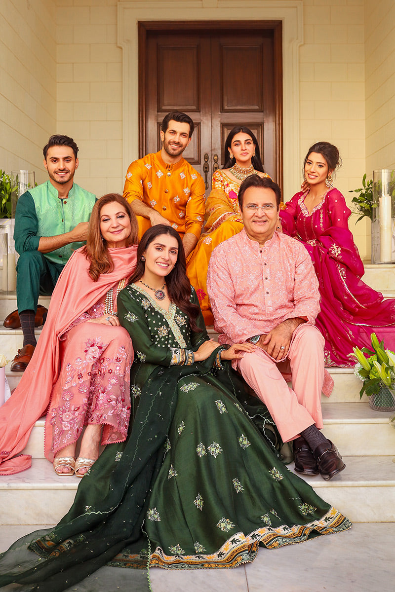 Ansab Jahangir | Luxury Silk Pret | MOIRE by Ansab Jahangir - Designer Dress - Type: Ladies Clothes - Available at Libayah - 100% Original